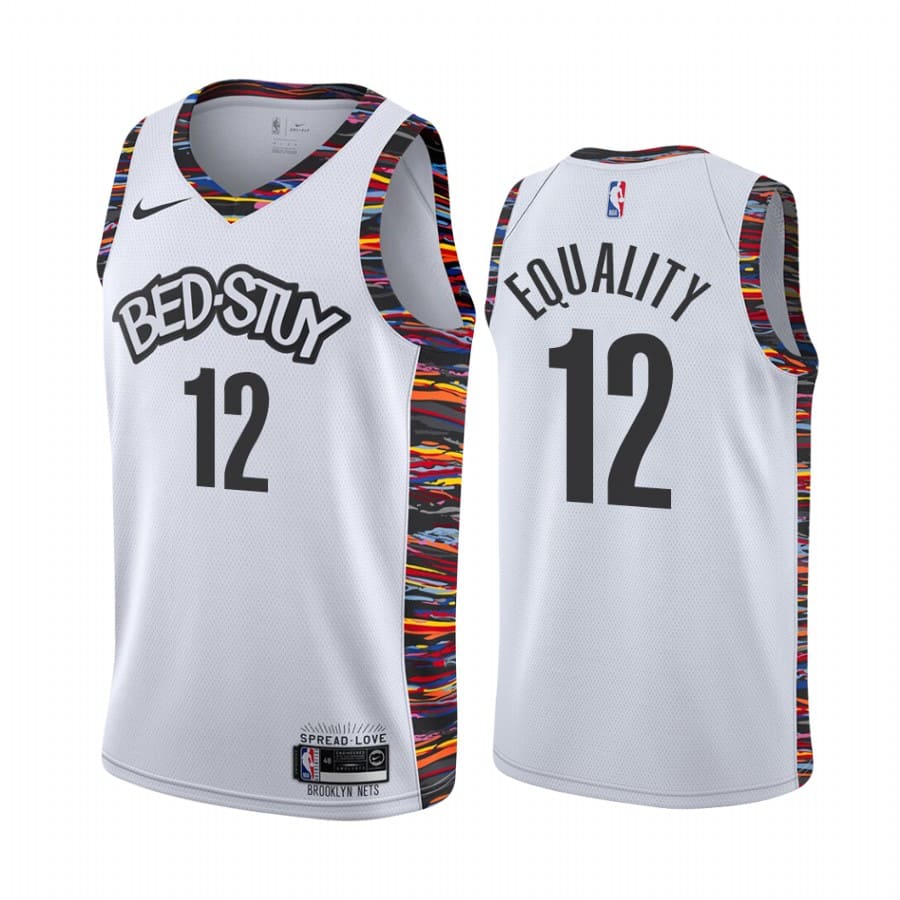 Баскетбольная джерси 2019-20 Brooklyn Nets #12 Joe Harris City Edition White Swingman Jersey