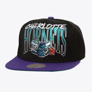 Mitchell-Ness-Black-Charlotte-Hornets-Hardwood-Classics-Rise-Up-Snapback-Hat-300x300
