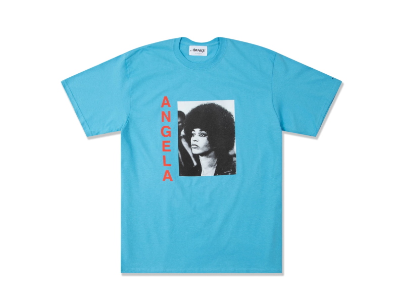 Футболка Awake Angela Davis T-shirt Aquatic