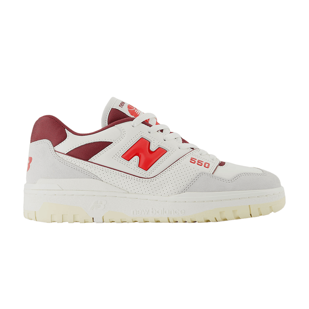 Кроссовки New Balance 550 'Sea Salt Grey True Red'