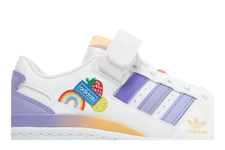 Кроссовки Adidas Forum Low J 'White Light Purple'