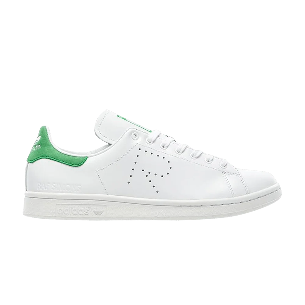 Krossovki-Raf-Simons-x-adidas-Stan-Smith-White-Collegiate-Green