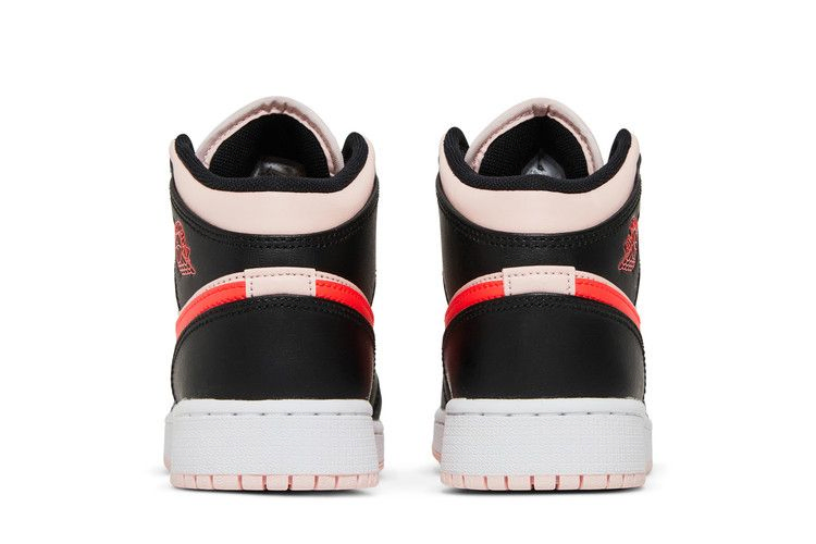 Кроссовки Air Jordan 1 Mid GS 'Black Pink Crimson'
