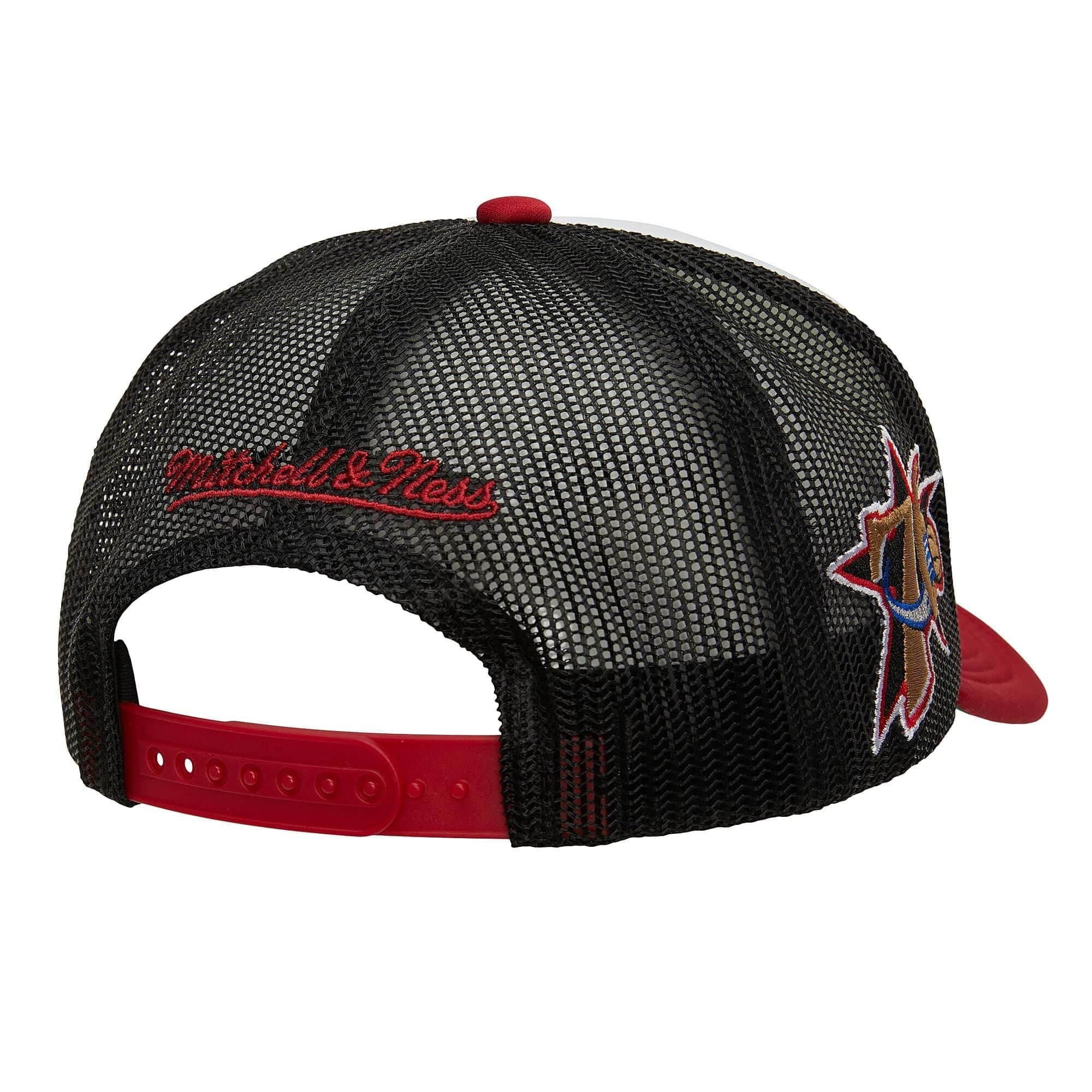 Бейсболка Mitchell & Ness Party Time Trucker Snapback HWC Philadelphia 76ers