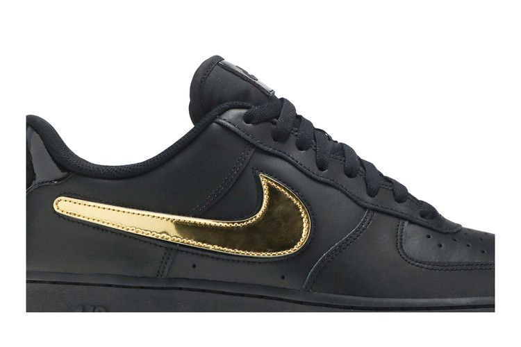 Кроссовки Nike Air Force 1 Low '07 LV8 'Removable Swoosh - Black Gold'