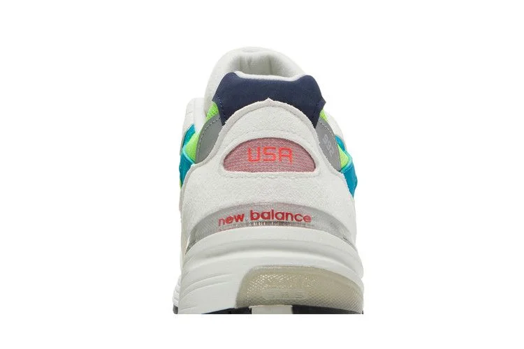 Кроссовки New Balance 992 Made in USA 'White Neon'