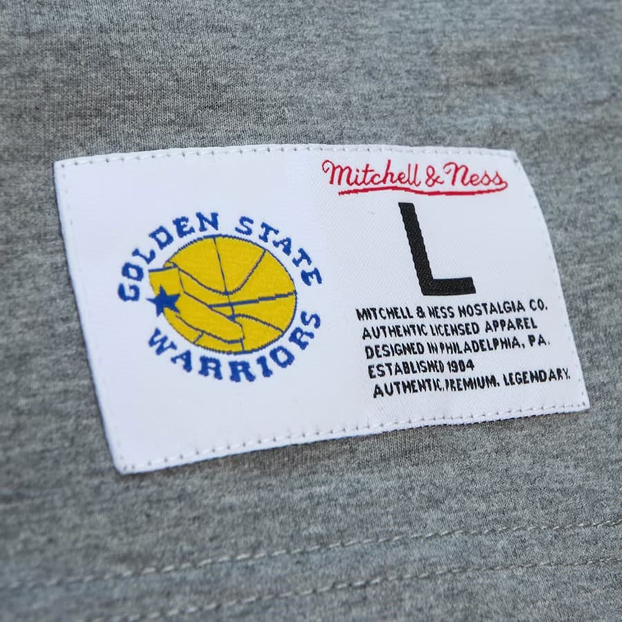 Футболка Mitchell & Ness Heather Gray Golden State Warriors City Collection T-Shirt