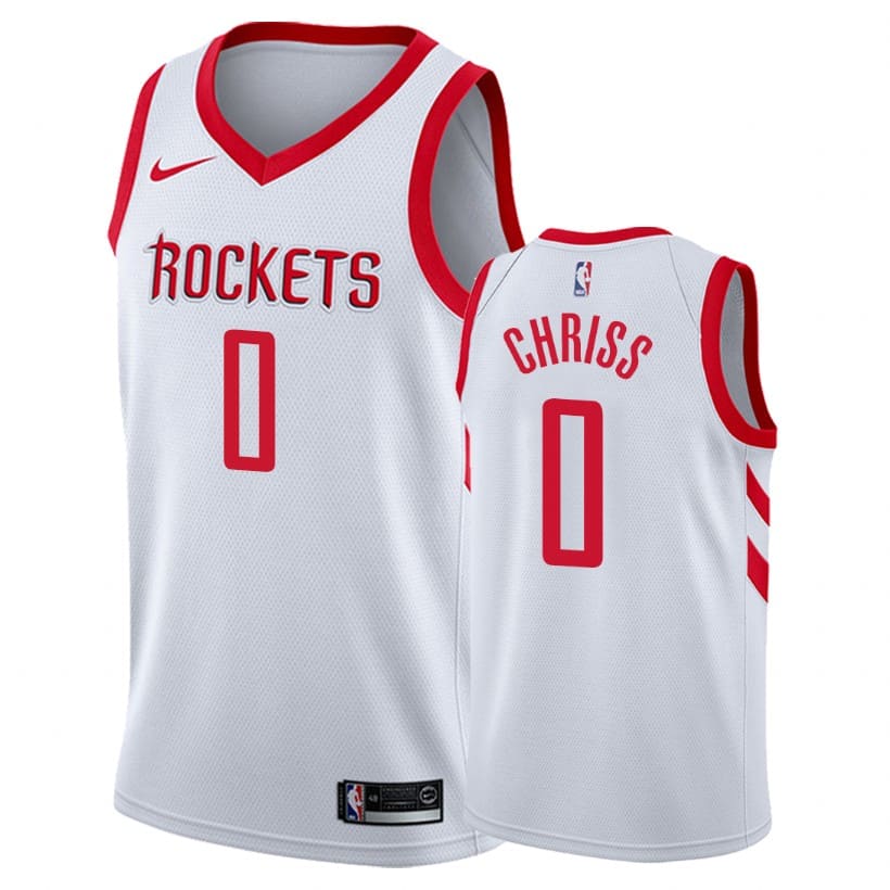 Баскетбольная джерси 2018-19 Houston Rockets #0 Marquese Chriss Association Edition White Swingman Jersey