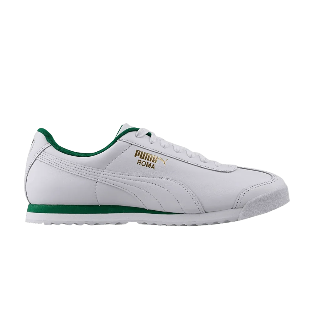 Krossovki-Puma-Roma-Classic-White-Amazon-Green
