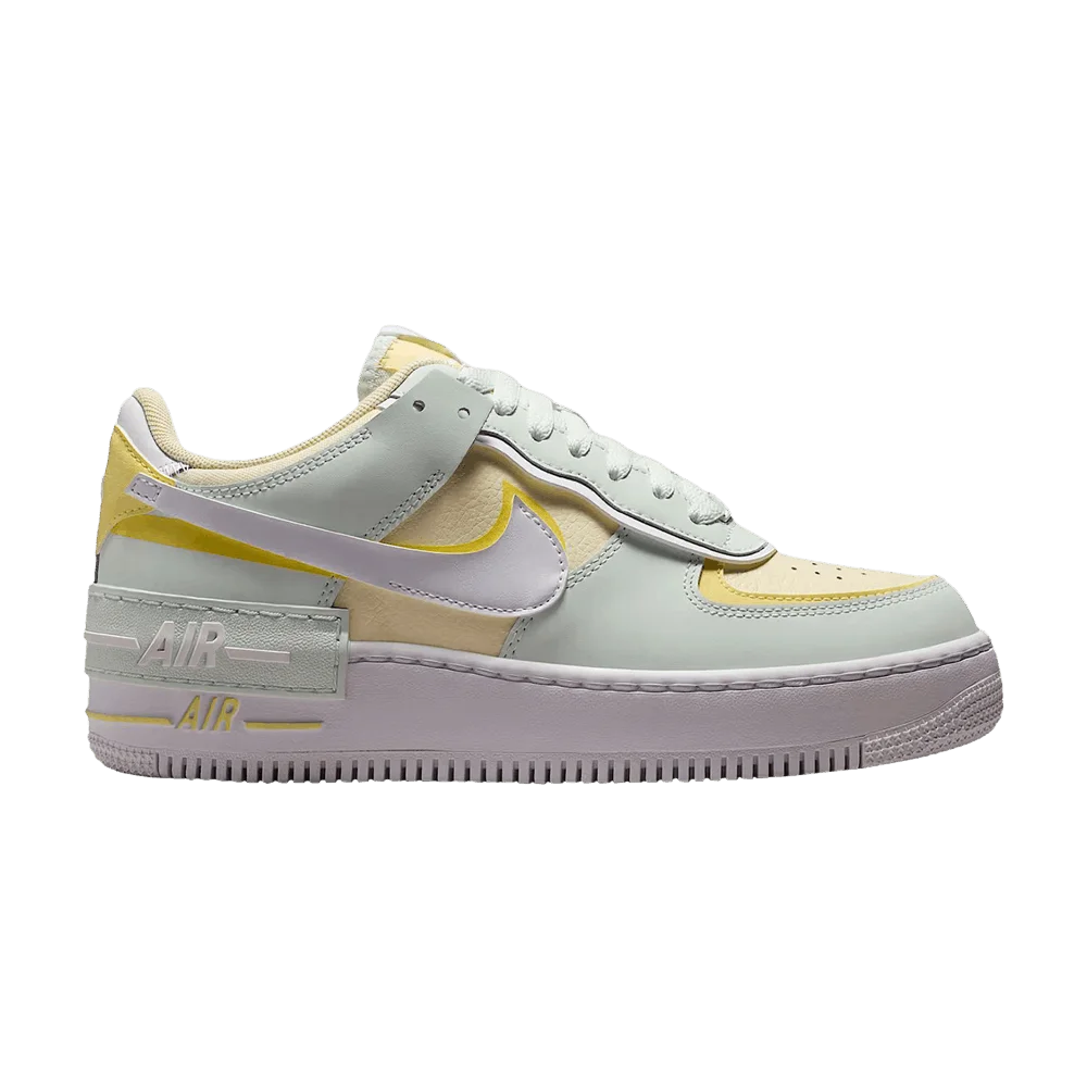 Krossovki-Nike-Wmns-Air-Force1-Shadow-Yellow-White-Green