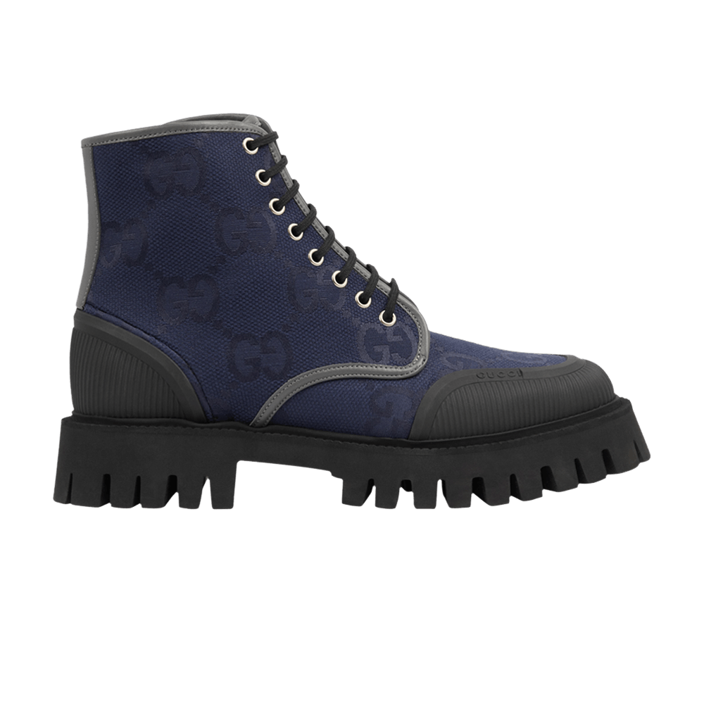 Кроссовки Gucci Lace Up Boot 'Maxi GG - Navy'