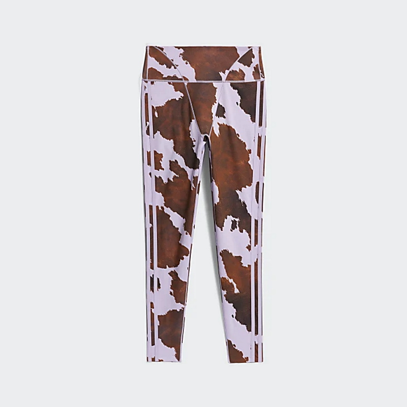 Тайтсы adidas Ivy Park Cow-Print Tights AOP Cow Hide/Purple Glow