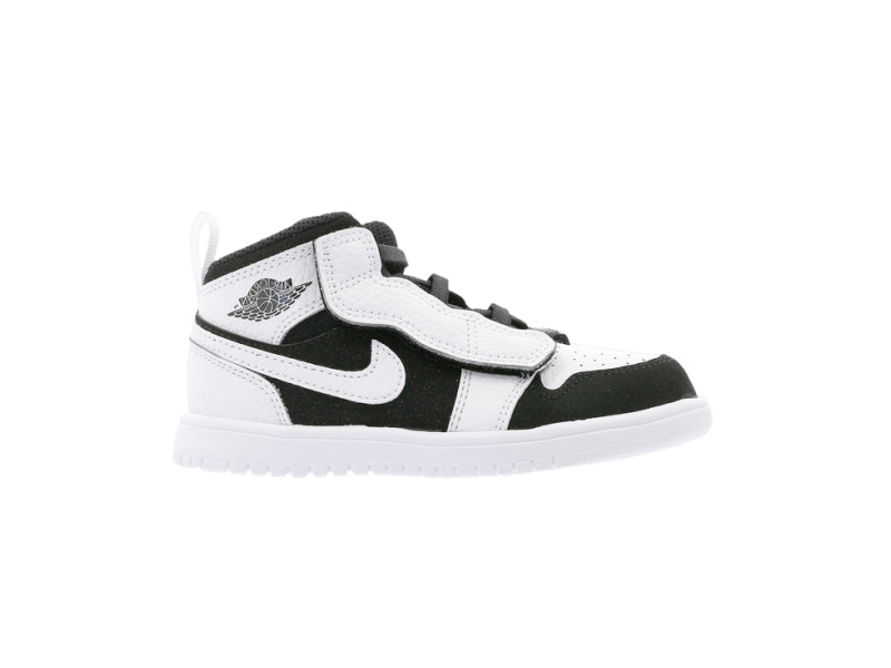 Кроссовки Air Jordan 1 Mid ALT TD 'White Black'