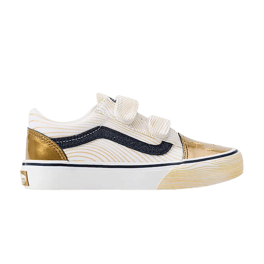 Krossovki-KPop-Demon-Hunters-x-Vans-Little-Kids-Old-Skool-V-Golden
