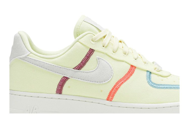 Nike Wmns Air Force 1 '07 Low LX 'Stitched Canvas - Life Lime'