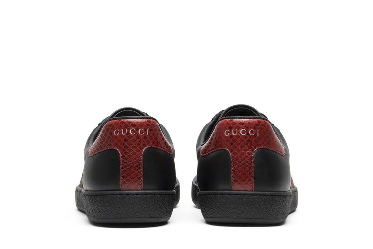 Кроссовки Gucci Ace Leather 'Black'