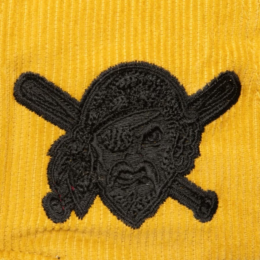 Бейсболка Mitchell & Ness Gold Pittsburgh Pirates Corduroy Snapback Hat