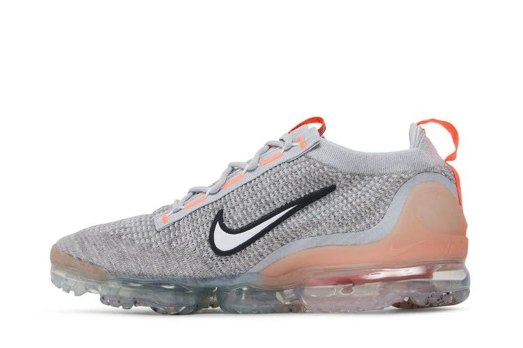 Кроссовки Nike Air VaporMax 2021 Flyknit 'Grey Fog Bright Mango'