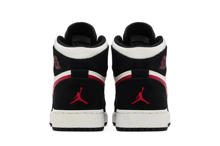 Кроссовки Air Jordan 1 Retro High BG 'Black Red White'