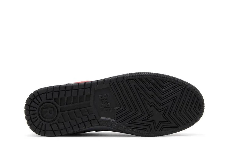 Krossovki-BAPE-Sk8-Sta-Black-Red-3
