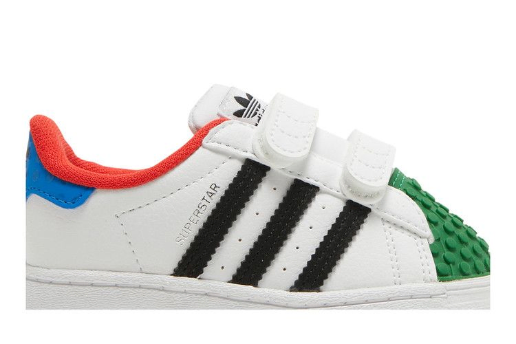 Кроссовки LEGO x adidas Superstar CF I 'White Yellow Green'