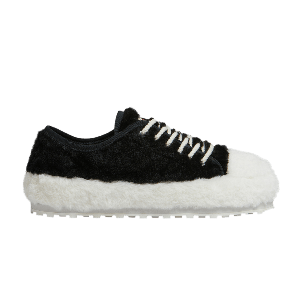 Кроссовки Marni Teddy Tennis Sneaker 'Black Lily White'
