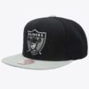 Mitchell-Ness-Black-Gray-Oakland-Raiders-High-Crown-Structured-Snapback-Hat-100x100