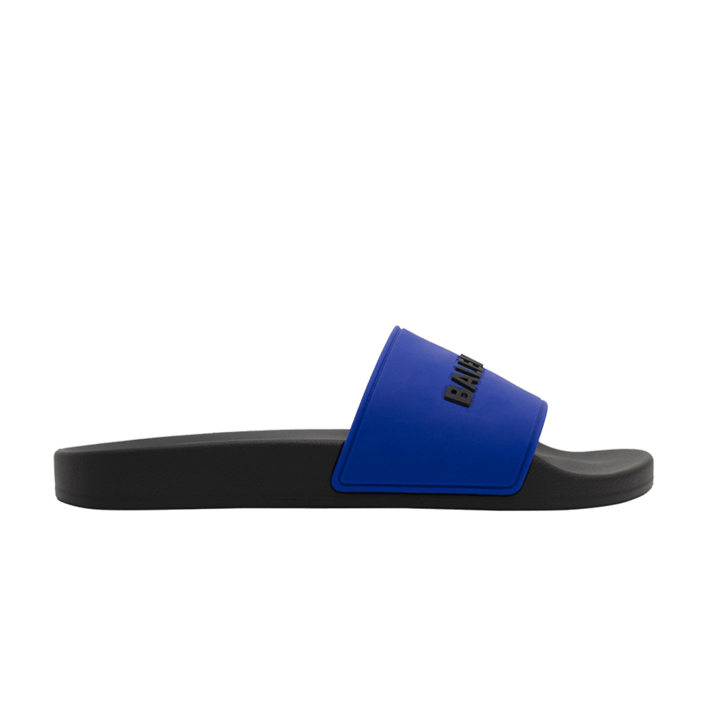 Кроссовки Balenciaga Pool Slides 'Blue Black'