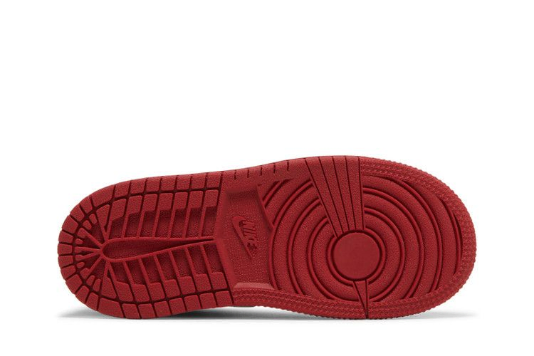 Кроссовки Air Jordan 1 Mid SS TD 'Black + Red = Bred'
