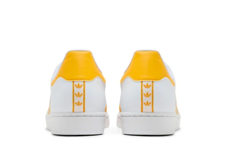 Кроссовки adidas Superstar 'White Crew Yellow'