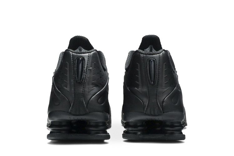 Кроссовки Nike Shox R4 'Triple Black Embroidered Swoosh'