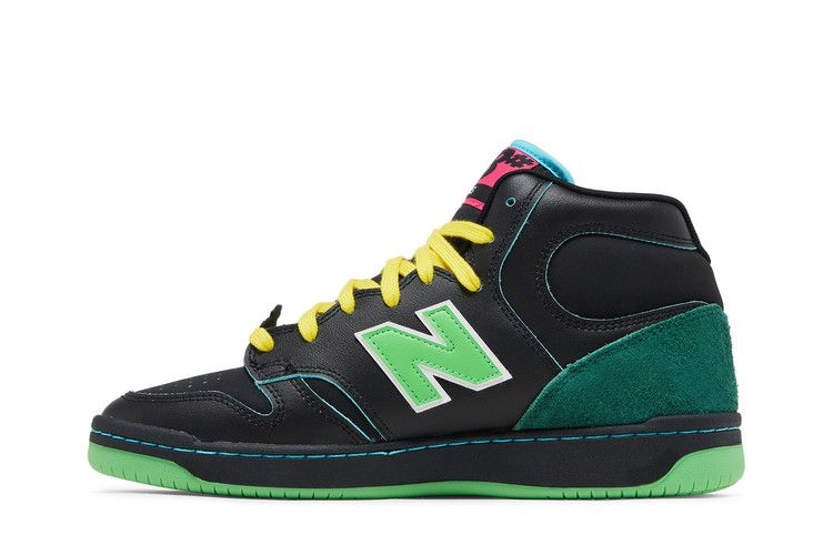 Кроссовки Natas Kuapas x New Balance Numeric 480 High 'Black Lime Green'