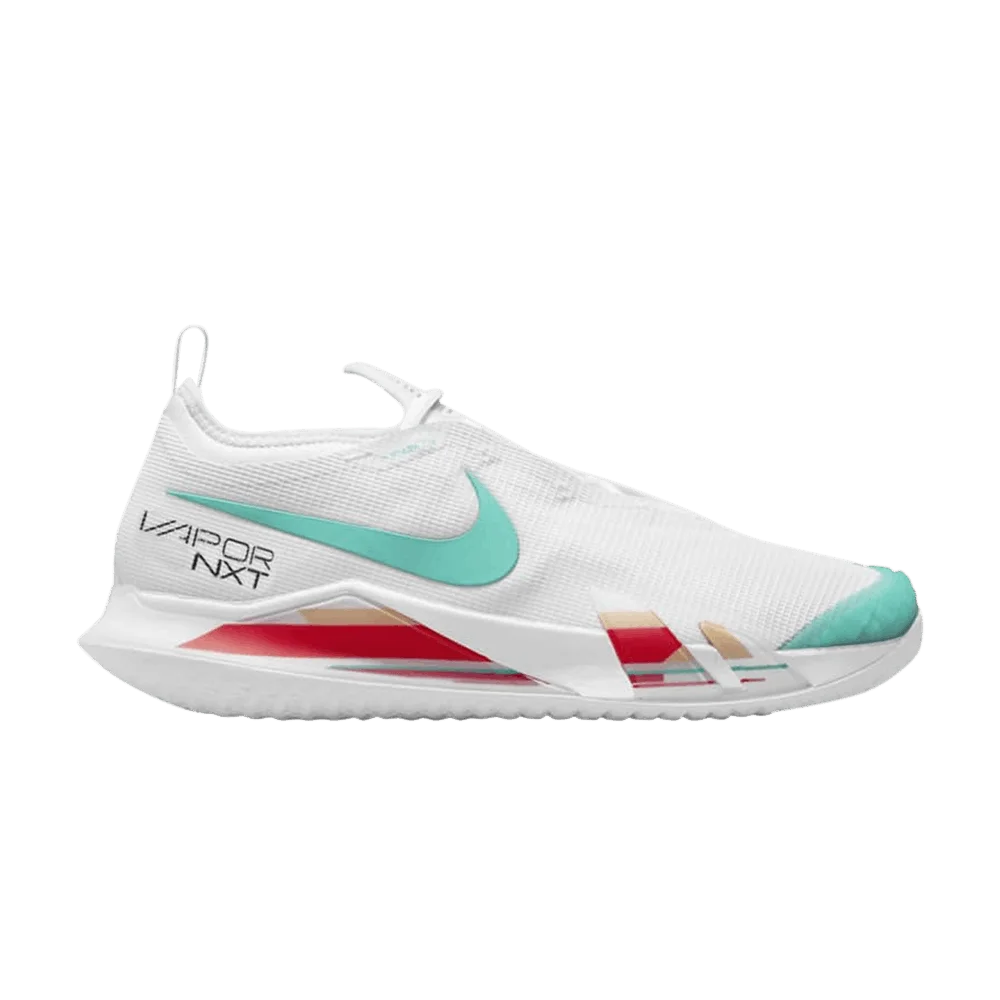 Krossovki-NikeCourt-React-Vapor-NXT-White-Washed-Teal-Red