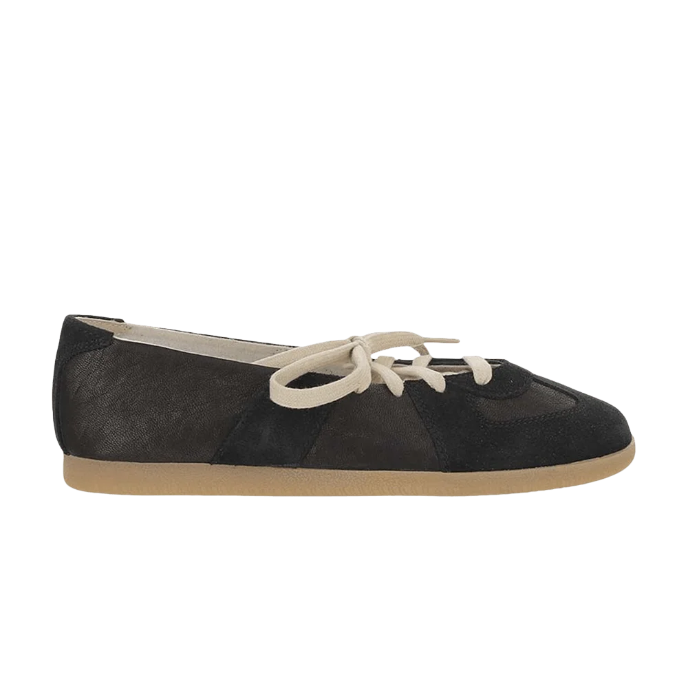 Krossovki-Maison-Margiela-Wmns-Replica-Soft-Laced-Ballets-Black