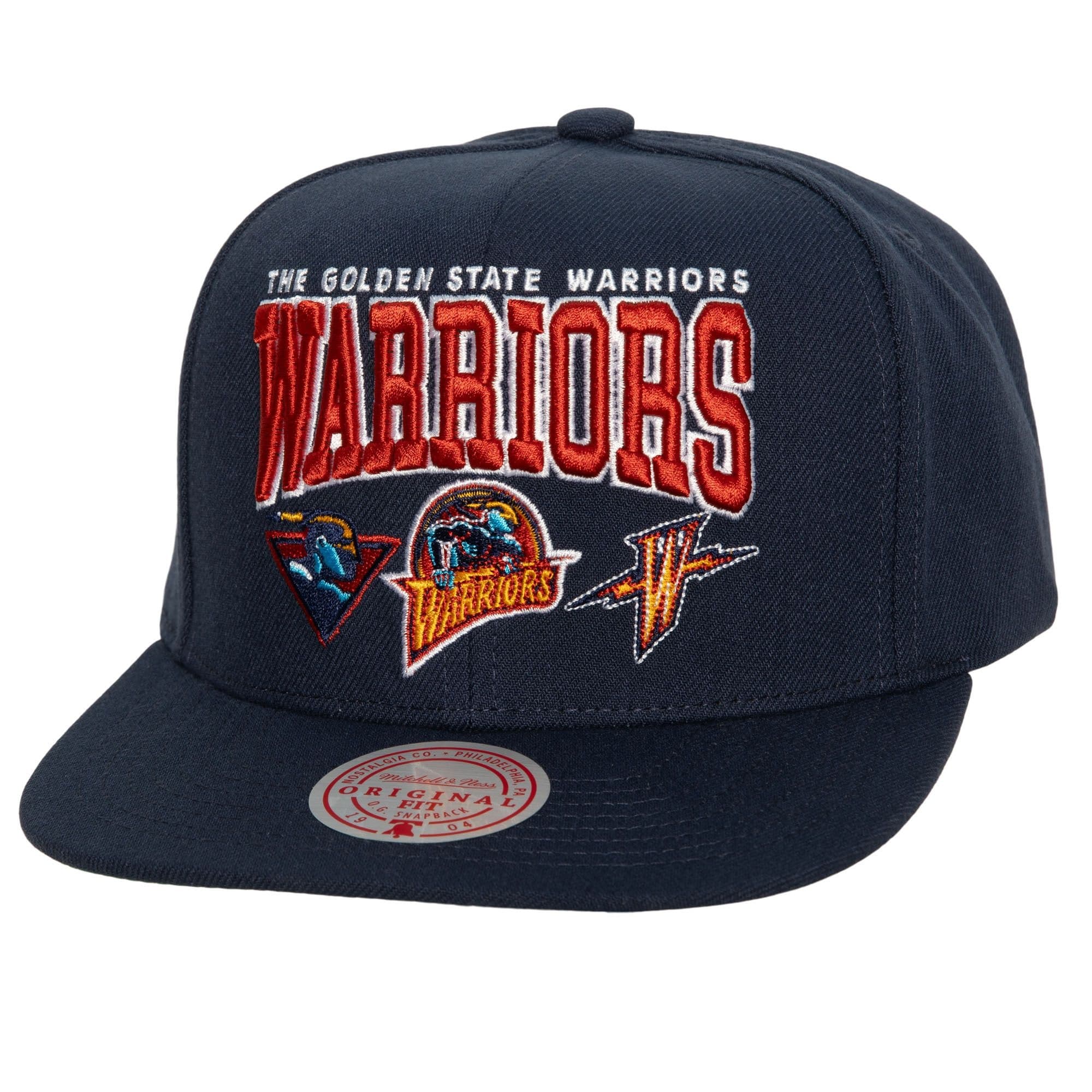 Бейсболка Mitchell & Ness Champ Stack Snapback HWC Golden State Warriors Hat