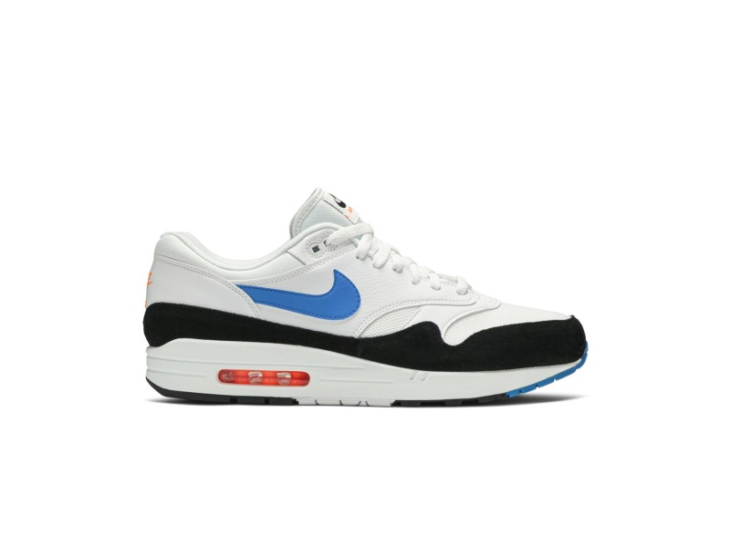 Кроссовки Nike Air Max 1 White Photo Blue Black