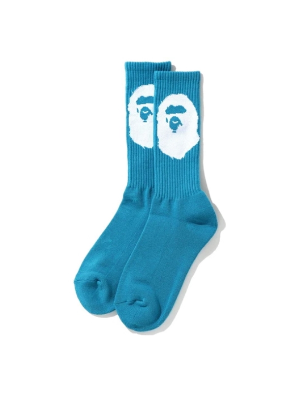 Спортивные носки BAPE Big Ape Head Socks Blue