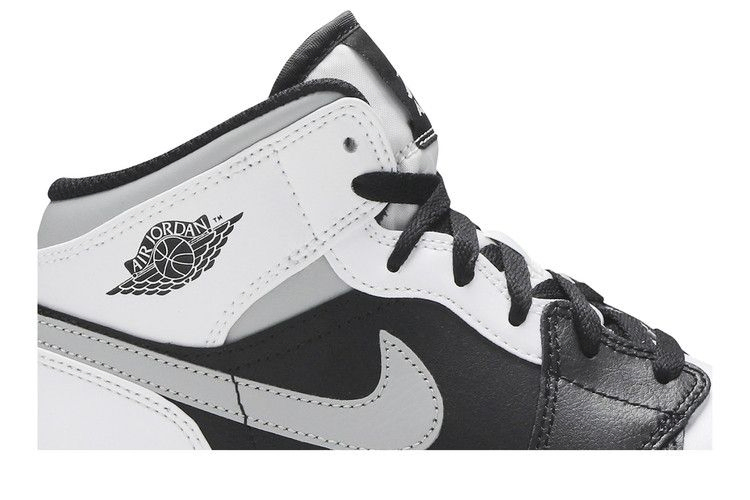 Кроссовки Air Jordan 1 Mid GS 'White Shadow'