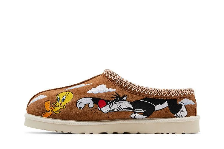 Сабо Palace x Looney Tunes x UGG Tasman Slipper 'Chestnut'