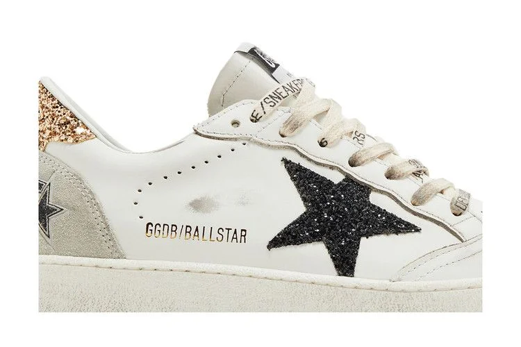Кроссовки Golden Goose Wmns Ballstar 'White Black Gold Ice'