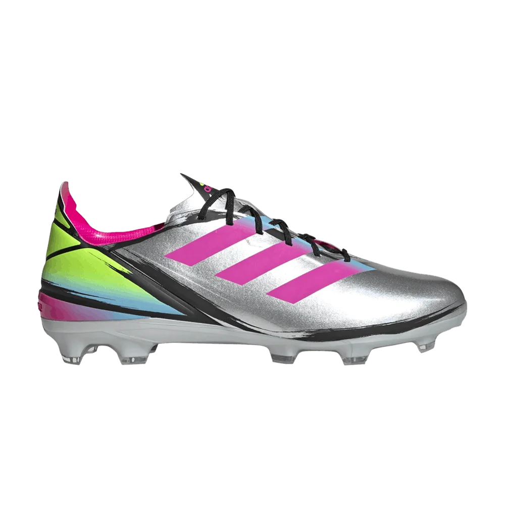 Krossovki-Adidas-Gamemode-FG-Silver-Metallic-Shock-Pink