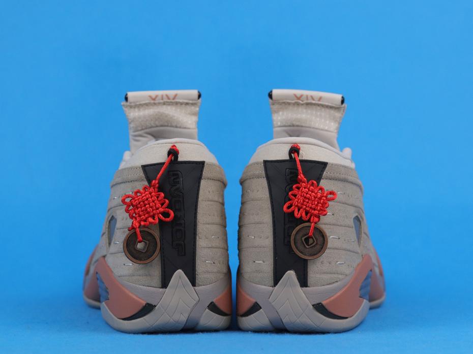 Кроссовки CLOT x Air Jordan 14 Retro Low Sepia Stone