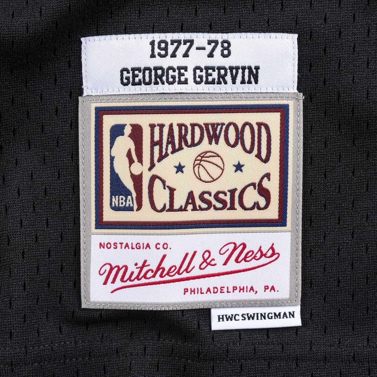 1977-78-San-Antonio-Spurs-George-Gervin-44-Swingman-Hardwood-Classics-Black-Jersey-7