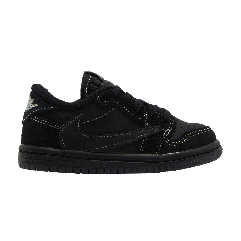 Кроссовки Travis Scott x Air Jordan 1 Retro Low OG SP TD 'Black Phantom'