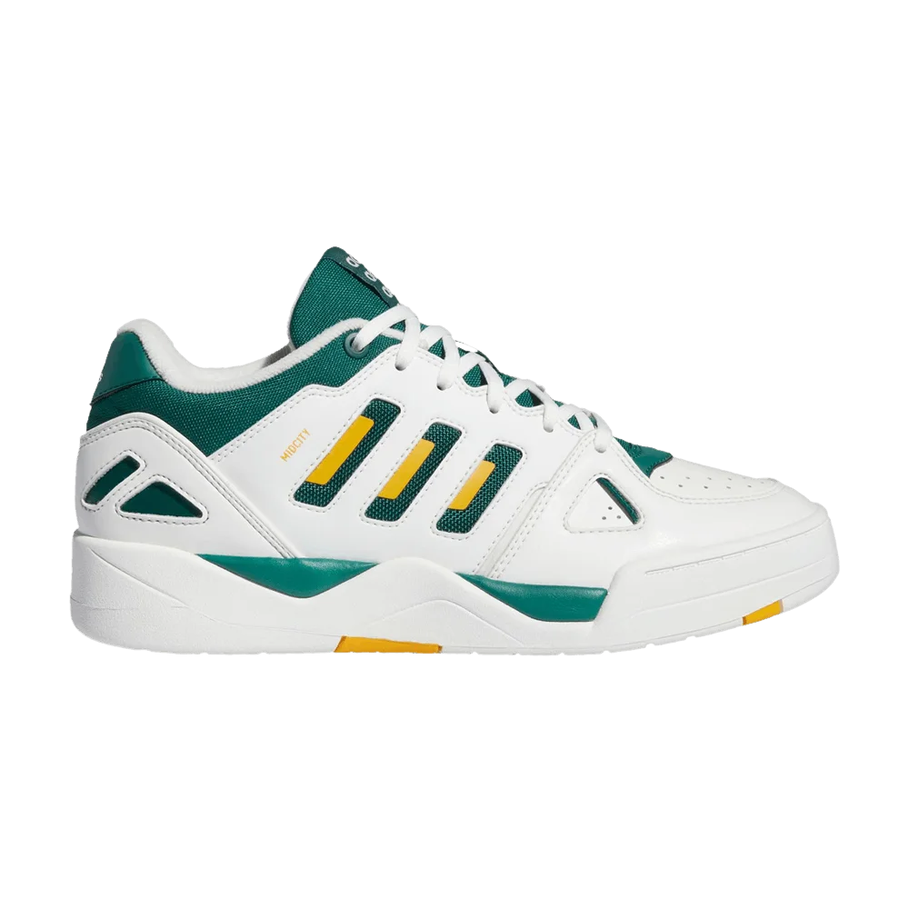 Кроссовки Adidas Midcity Low 'White Collegiate Green Yellow'
