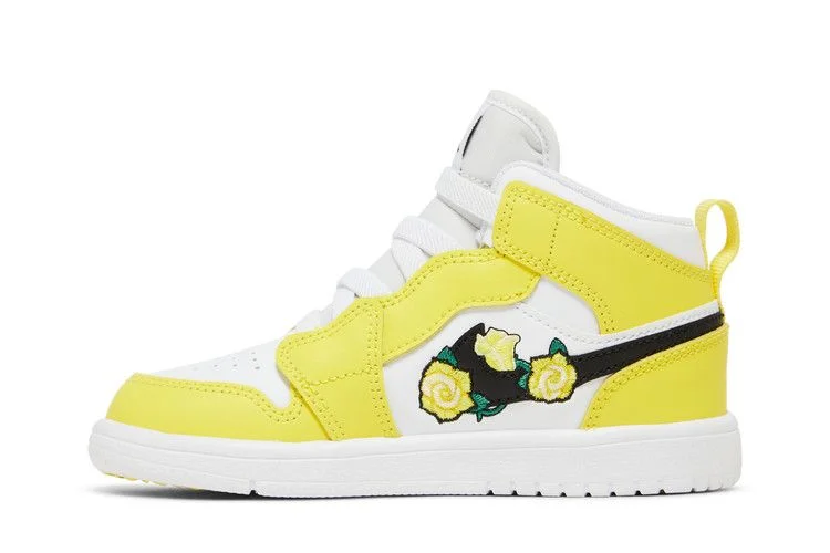 Кроссовки Air Jordan 1 Mid ALT PS 'Dynamic Yellow'