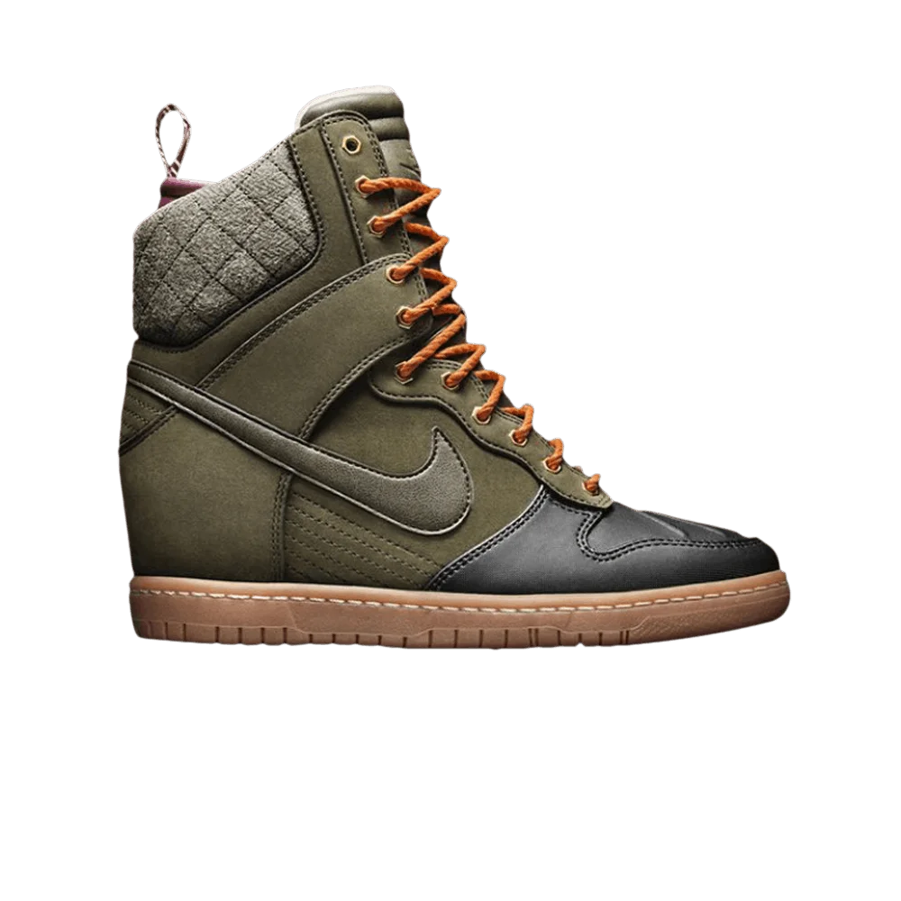 Krossovki-Nike-Wmns-Dunk-Sky-High-SneakerBoot-2.0-Dark-Loden-Anthracite