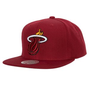 Mitchell-Ness-Team-Ground-2.0-Snapback-Miami-Heat-Red-Hat-300x300