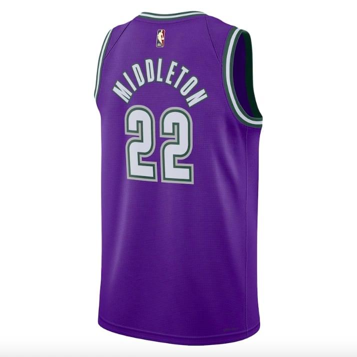 2022-23-Milwaukee-Bucks-22-Khris-Middleton-Swingman-Classic-Purple-Jersey-3