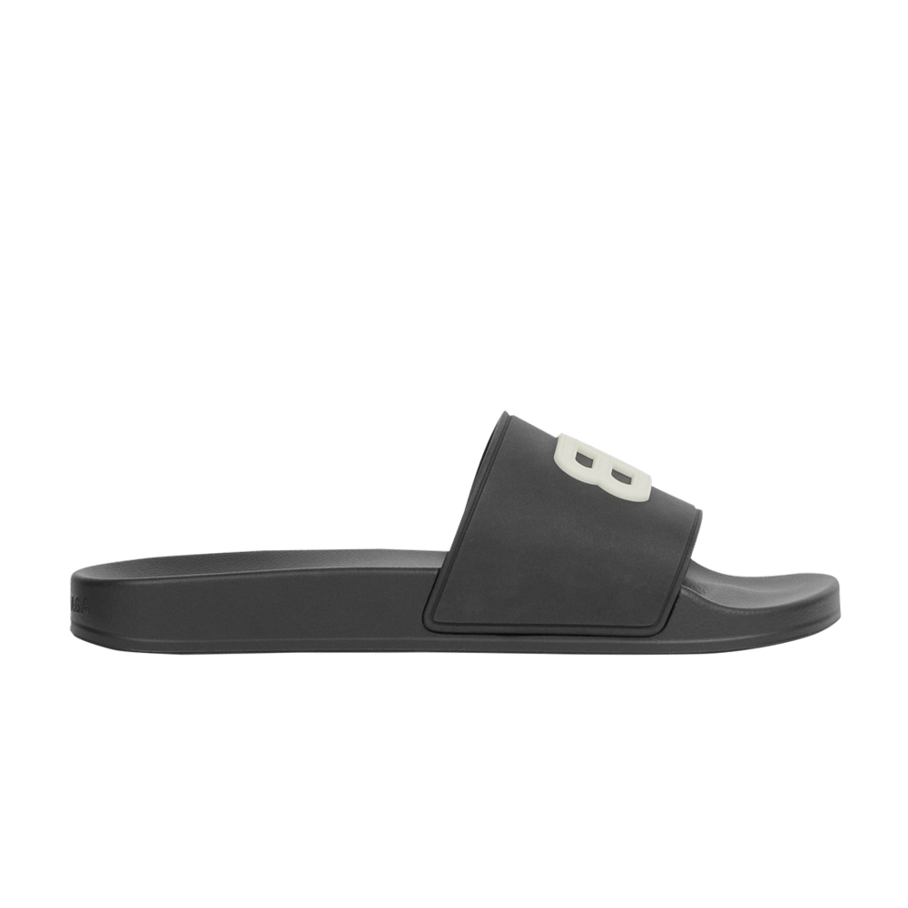 Кроссовки Balenciaga Pool Slides 'Black Glow'